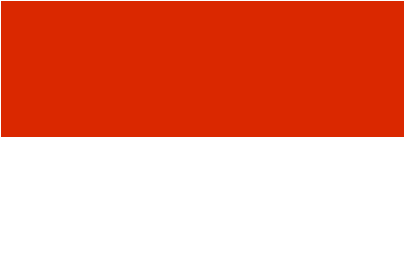 Flag of Indonesia, one INSC partner country involved in training and tutoring projects with IRSN Academy