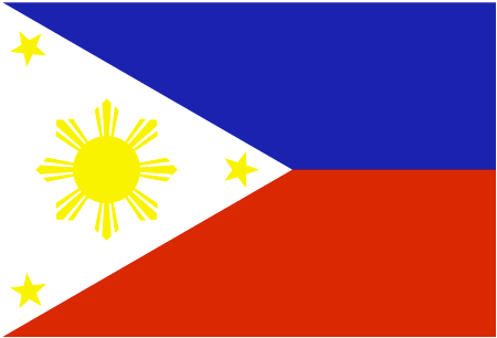 Flag of the Philippines, one INSC partner country involved in training and tutoring projects with IRSN Academy