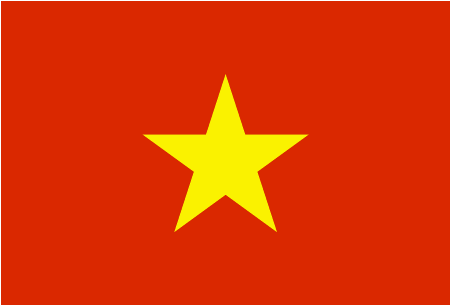 Flag of Vietnam, one INSC partner country involved in training and tutoring projects with IRSN Academy